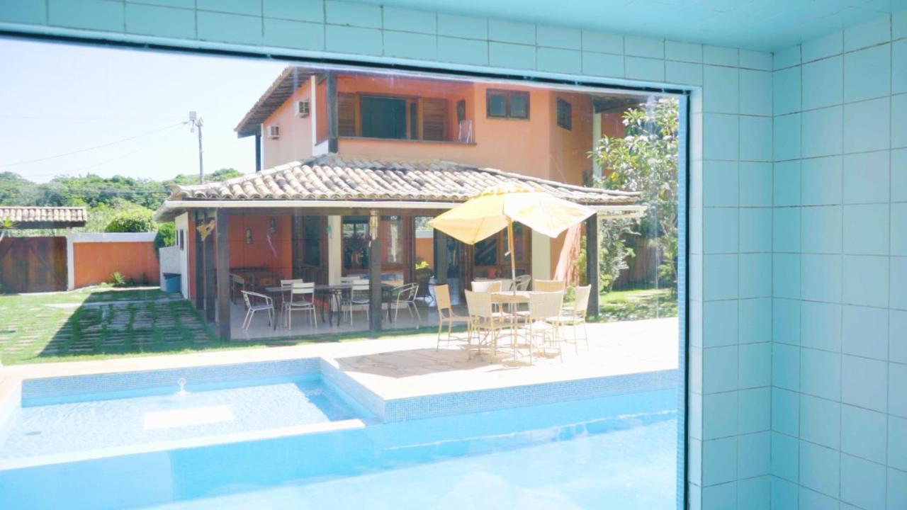 Belíssima Casa com extensa área externa - piscina, sauna, churrasqueira e campo de futebol - com 5 suítes e a 500 metros da Rua das Pedras Búzios Exterior foto